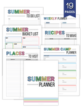 PLR Summer Planner Template