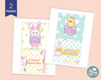 PLR Easter Chocolate Bar Wrappers -2 Page Canva® Template
