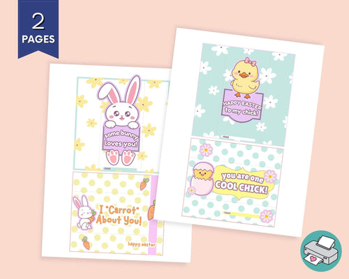 PLR Easter Chocolate Bar Wrappers -2 Page Canva® Template