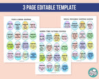 PLR Easter Egg Coupons - 3 Page Canva® Template