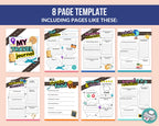 PLR Travel Journal for Kids - 9 Page Canva® Template